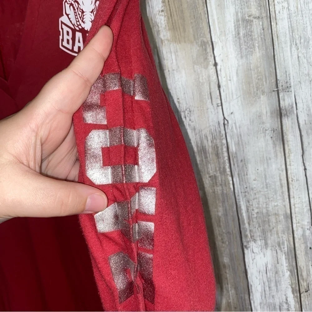 PINK Victoria’s Secret Alabama Crimson Tide Long Sleeve Tee Women’s Large Red